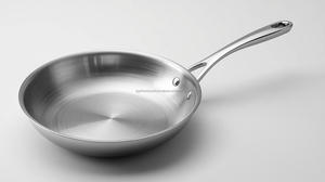 Best Selling Stainless Steel Fry <b>Pan</b> 22cm Kenya Tri Ply Cooking <b>Pan</b> Export Manufacturer - Product Image 2