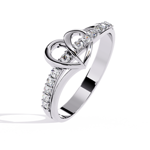 แหวนเพชรทองคำแท้เพาะเลี้ยงสำหรับผู้หญิง ทอง 10Kt 14Kt 18Kt 22Kt เครื่องประดับหรูหรา แหวนหมั้นสำหรับเธอ - Product Image 2