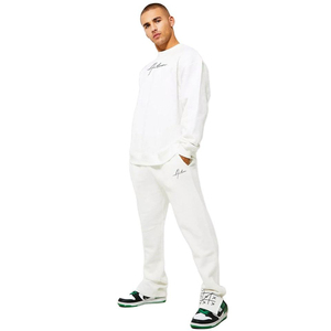 ฤดูใบไม้ผลิฤดูใบไม้ร่วงผู้ชายชุดวอร์มชุดแขนยาวมีฮู้ด+ กางเกงวิ่งจ๊อกกิ้ง 2 ชิ้นชุดออกกำลังกายชุดวิ่งชุดกีฬาเสื้อผ้าลำลอง - Product Image 3