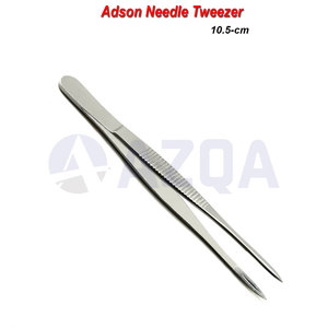 Pinzas Adson de Acero Inoxidable, Pinzas de Microcirugía de Primera Calidad, Instrumento Dental de Precisión - Product Image 4