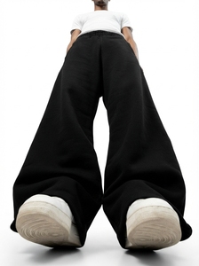 Custom <b>Men</b> High Quality <b>Men's</b> Pants & Trousers Cotton Printing Black Luxury Straight Leg Baggy Sweatpants <b>Man</b> Trouser 2026 - Product Image 4