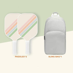 Wholesale High Quality Genuine leather pickleball paddle cover <b>bag</b> for secure storage and daily sports travel for sale - Product Image 4