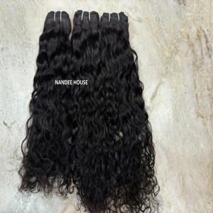 Remy Nandee L149 Extensions de cheveux indiens vierges brésiliens cambodgiens à cuticules alignées, ondulations frontales, 100g, double trame machine, vente en gros - Product Image 6