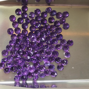 Ametyste africaine naturelle, taille brillant ronde 3,5 mm, pierres précieuses de qualité supérieure pour la fabrication de bijoux - Product Image 4