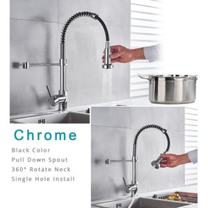 Rubinetto da Cucina Monocomando Estraibile con Doccetta per Lavello - Product Image 5