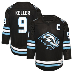 Maillot de hockey sur glace personnalisé avec logo brodé, uniforme d'équipe imprimé, 100 % polyester, tissu respirant, ensembles de vêtements de sport d'entraînement en gros - Product Image 1