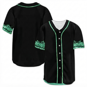 เสื้อเบสบอลสั่งทำขายส่ง ปักชื่อทีมและหมายเลขได้ ระบายอากาศได้ดี คอวี แบบยูนิเซ็กซ์ ติดกระดุมทั้งตัว แขนสั้น ผ้าตาข่าย 100% - Product Image 1