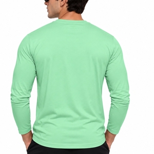 <b>Men</b> <b>Long</b> Sleeve <b>T</b> <b>Shirt</b> <b>For</b> Casual Everyday Wear Slim Fit Quick Dry O-Neck Casual Wear Smooth Fabric Feel Easy Daily Style - Product Image 2