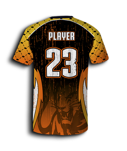 Camisetas de béisbol atléticas para adultos hechas a medida, protección UV, logotipos de firma únicos personalizados, conjuntos transpirables de transferencia de calor - Product Image 6