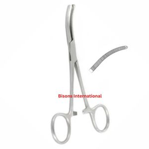 Pinzas Kocher de Alta Calidad BISONS, Pinza Hemostática Quirúrgica de Acero Inoxidable con Mordaza de Bloqueo, Instrumento Médico con Certificación CE ISO OEM - Product Image 2