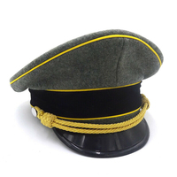 Nouvelles casquettes allemandes WW2 unisexes de haute qualité en coton 100% personnalisées par Jalaldin Industries, motif tressé, pour toutes les saisons