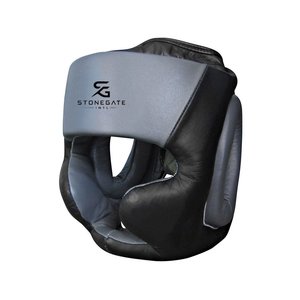 Casco de Boxeo Personalizado de Cuero, Ligero, Transpirable y Ajustable para Entrenamiento de MMA, Muay Thai y Sparring 2026 - Product Image 1