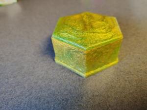 Boîte à bijoux en résine florale artisanale de qualité supérieure, organiseur décoratif pour bibelots, petit conteneur cadeau personnalisé en résine - Product Image 2