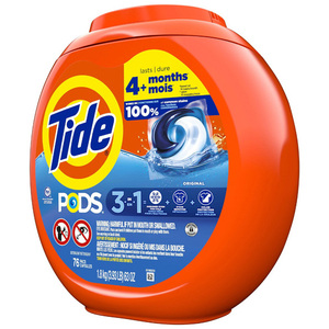 Cápsulas de detergente Tide Pods para suministro de productos de lavandería en supermercados y tiendas minoristas con alta demanda. - Product Image 1