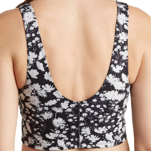 Soutien-gorge de sport imprimé pour femme, extensible, en polyester et élasthanne, sans couture, pour yoga et gym, soutien moyen, vêtements de sport - Product Image 3