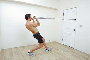ALLWINWIN DRB07 Bande de Résistance pour Porte - Tube d'Ancre en X pour Exercices et Étirements - Product Image 3