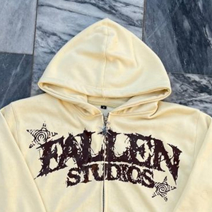 Sudaderas con Cremallera de Diseño Personalizado, Unisex, Estilo Urbano, Algodón, Felpa Francesa, Transpirables, Corte Regular, Logotipo Frontal Personalizado - Product Image 6