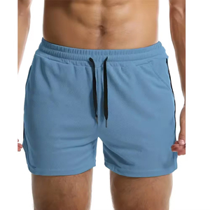 <b>Men's</b> Workout Fitness Gym <b>Compression</b> <b>Shorts</b> Breathable Quick Dry Anti-Wrinkle Mid Waist Drawstring Closure Pockets Casual - Product Image 3