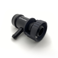 Nouveau Capteur de Pression de Collecteur en Aluminium Noir Shadow avec Adaptateur et Raccord pour Jauge de Pression (Boost Tap)