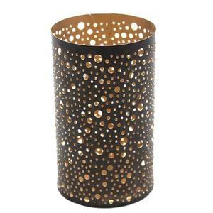 Porte-bougie de mariage en or noir fait à la main au design moderne pour décoration de pièce maîtresse autres bougeoirs bocaux à bougie - Product Image 1