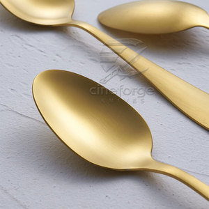 Service OEM, cuillères en acier inoxydable de haute qualité, matériau durable, en stock. - Product Image 3