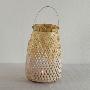 Pantalla de Lámpara de Mimbre Personalizada, Hecha a Mano, Tejida Naturalmente, para Decoración de Hogar, Restaurante, Hotel, Resort, Precio Económico - Product Image 4