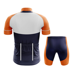 Ensemble maillot et short de cyclisme à séchage rapide pour hommes avec tissu anti-humidité et short de cyclisme rembourré en gel confortable - Product Image 5