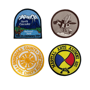 Patchs brodés avec support en option, plastique, thermocollage, crochet et boucle, adhésif - Product Image 5