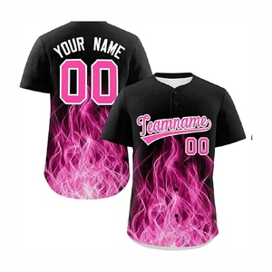 Maillot de baseball avec coutures durables et design respirant en maille pour vêtements de sport athlétiques - Product Image 1