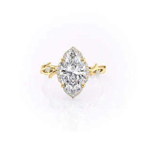 Classic Pear Shape <b>Moissanite</b> Bridal <b>Jewelry</b> for Wedding Anniversary Present Women Ring - Product Image 5