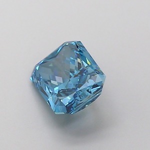 Diamant CVD bleu vif fantaisie taille radiant, clarté VS2, polissage excellent, pierre précieuse de laboratoire pour la création de bijoux de luxe - Product Image 3