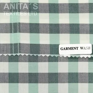 Best Buy Lawn Fabric 50s Lightweight Woven Cotton Coolmax Yarn Dye Gingham Plaid Wicking for Spring Summer