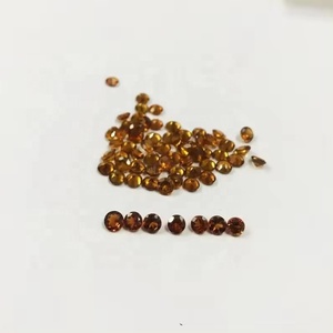 Piedra de Granate Hessonita Natural de 6 mm, Corte Brillante Redondo Facetado, Certificado IGI, Piedra Preciosa Suelta, Venta al por Mayor del Fabricante - Product Image 3