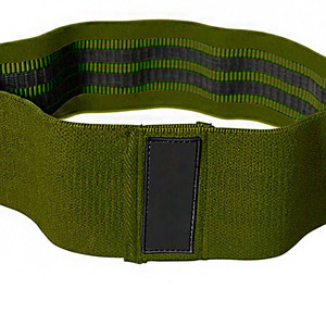 Green Nylon Resistance <b>Band</b> for <b>Exercise</b> Comfortable Elastic Hip Circle Training Gear for Adults - Product Image 5