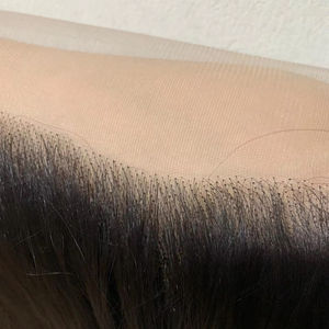 CDYHAIRVN HD Transparente para Cabello Humano Natural Liso 100% Virgen No Remy con Aspecto Liso y Efecto Hueso, Nudos Simples/Doble - Product Image 1