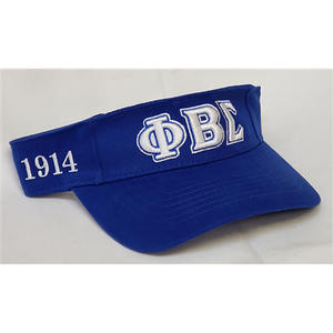 Gorra con Visera Bordada con el Logotipo de la Universidad Phi Beta Sigma Fraternity INC - Product Image 1