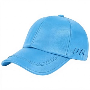 Casquette de baseball originale en cuir de mouton/chèvre, 6 panneaux, réglable, snapback, unisexe, décontractée, pour le sport et les voyages en plein air - Product Image 2