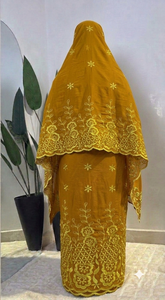 High Quality Woven Combed Cotton Lafaya Voile <b>Fabric</b> Breathable Embroidery Traditional Multicolour Women's Thoub Lafaya Sudanese - Product Image 5