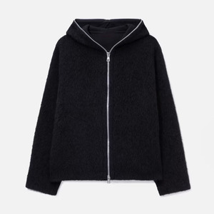Sudadera con capucha de forro polar texturizado de alta calidad para hombre, estilo urbano, con cremallera completa, suave y antipilling - Product Image 4