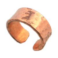 Cuivre Santé Bénéfique Anneau De Doigt Anneau De Pouce pour Hommes Femmes Taille Libre Conception Personnalisée Anneau De Doigt D'orteil Réglable Haute Brillant