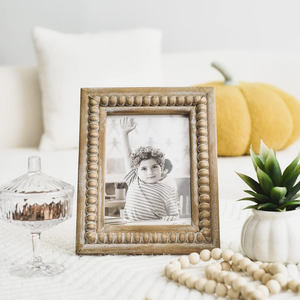 Traditional Handmade Solid Wood Photo <b>Frame</b> Vintage Tabletop Display <b>for</b> Home Office <b>Living</b> <b>Room</b> Timeless Rustic Decor Style - Product Image 2