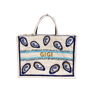 Beaded <b>Canvas</b> Tote <b>Bag</b> Floral Insect Embroidered Handbag <b>Drawstring</b> Open Top for Daily Use beaded women tote <b>bags</b> customized <b>bag</b> - Product Image 2