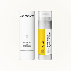 Productos para el cuidado de la piel VANAVA Cosmetics Dual Moisturizer Oil And Cream 160ml Duo Cream Oil 80ml Cream 80ml - Product Image 5