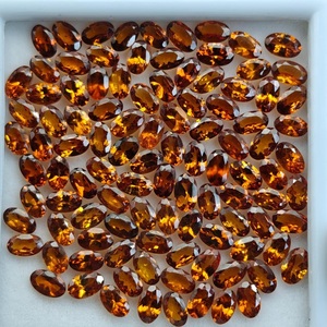 Grenat Spessartite naturel orange, pierre précieuse en vrac, taillée en facettes, pour les créateurs de bijoux, vente en gros - Product Image 5