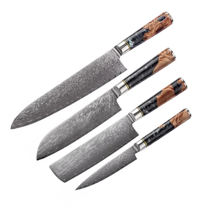 LEGACY BLADES Custom Logo Damascus Kitchen <b>Knife</b> <b>Set</b> Premium Chef Cutlery for Hotels & Restaurants OEM - Product Image 4