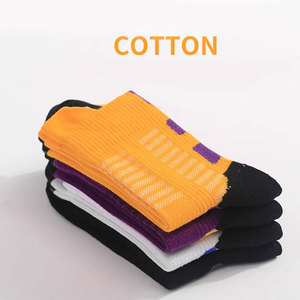 Breathable Ankle <b>Socks</b> for Yoga Running Men Women Black Orange Solid Knitted <b>Winter</b> Standard <b>Thick</b> Fit Bottom Logo - Product Image 3