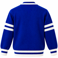 Cardigan d'hiver Zeta Phi Beta pour femme, bleu, tricoté, style universitaire, broderie chenille, respirant, sur mesure, fabriqué par un fabricant
