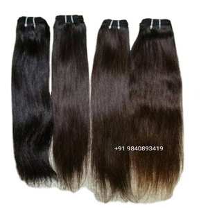 Paquete ondulado de cuerpo de cabello Remy indio sin procesar virgen crudo de templos donantes individuales estilo de onda natural - Product Image 4