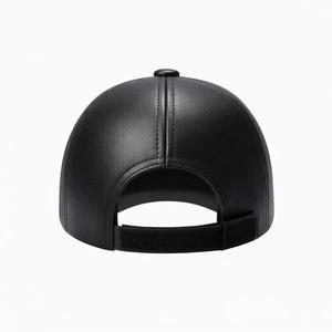 Men's Premium Leather Two shades <b>Cap</b> Adult Size Four Season Wear - Product Image 3