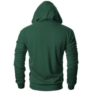 Sweat à capuche pour homme, pull-over uni personnalisé, sweat à capuche en molleton épais, poche kangourou, mélange de coton 100%, coupe décontractée - Product Image 5